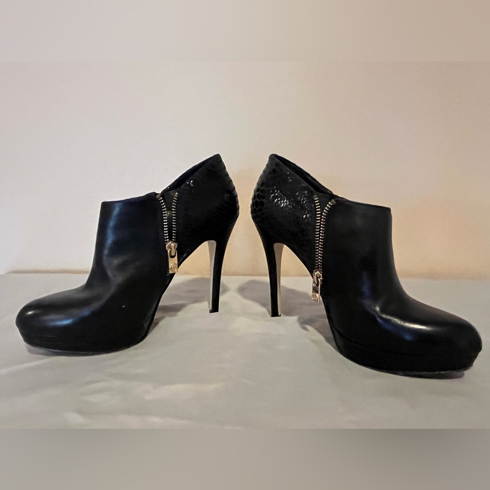 Michael Kors Black Heeled Ankle Boots